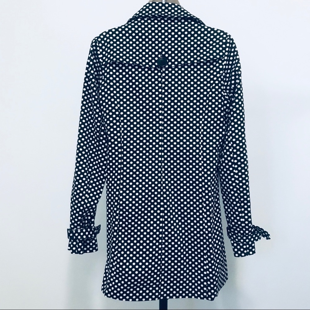 Vertigo Polkadot Trench Coat Size XS - Picture 10 of 12